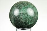 Polished Fuchsite Sphere - Madagascar #196291-1